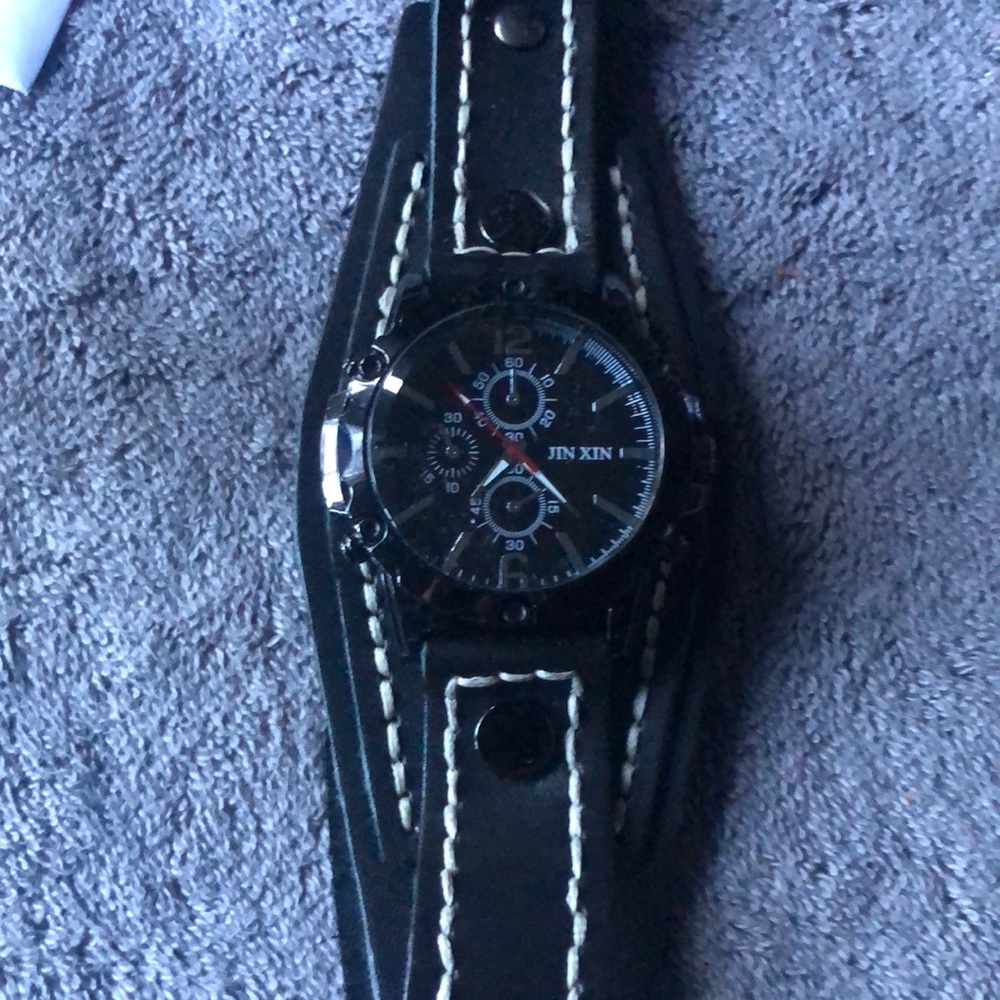 Sport black and black watch